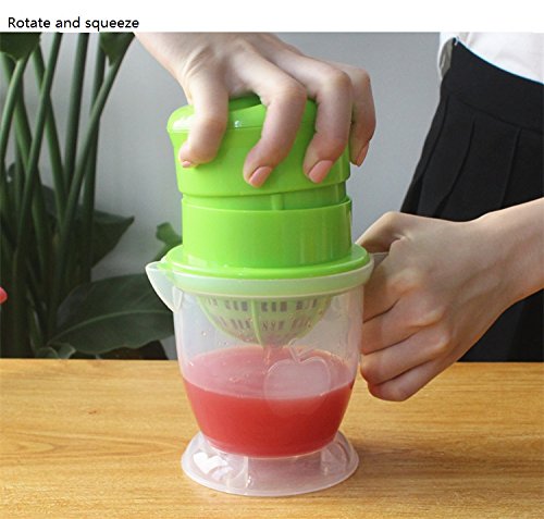 2-in-1 Citrus Juicer & Manual Berry Fruit Press Squeezer- Bowl Doubles as a Serving Cup-Only green in stock