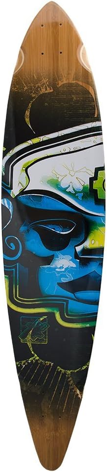 Bamboo Skateboards Pintail Trurute - Mayan Head Longboards