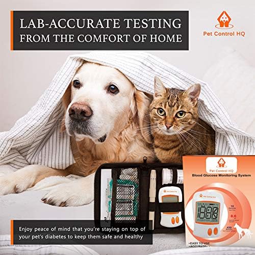 Blood Sugar Glucose Monitor System Calibrated For Dogs And Cats Kit With Glucometer Accurate Diabetes Testing W 2 Calibrated Code Chips 50 Diabetic Test Strips Lancets Logbook Pet Control Hq Amazon Com Au Pet