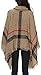 Anmengte Cape Turtleneck Tassel Batwing Cloak Sweater Shawl Top