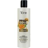Tahe Miracle Gold Anti-Frizz Shampoo with Keratin, Argan Oil, and Chamomile Extract, 300ml