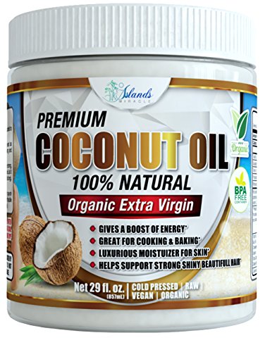 Island’s miracle best coconut oil 29oz for hair growt…