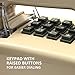 Single Line Classic 2554 Wall Mountable Phone with Loud Ringer and Handset Volume Control Switch, Wall Mount Jack Required, Ash