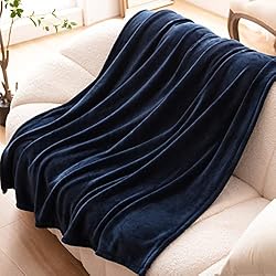 Bertte Fleece Throw Blanket Super Soft Cozy Warm
