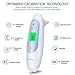 Baby Thermometer - Forehead and Ear Thermometer for Fever by Meyoung - Accurate Dual Mode Basal Medical Digital Body Infrared Thermometers for Baby,Kids,Infant,Toddler and Adult - Temporal Thermometer