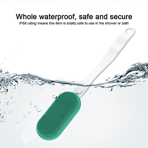 Waterproof Electric Facial & Body Cleansing Brush Kit with Soft Silicone Exfoliating Head and Handle, Scrub System for Face and Muscle Massage by INNERNEED
