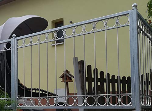 Metallzaun Schmiedeeisen Eisenzaun Zaun Zäune Anello-Z100/200 Zink