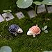 10pcs Miniature Dollhouse Bonsai Fairy Garden Landscape Tortoise Decor
