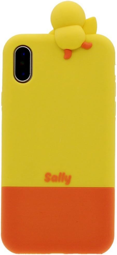 TopFunny Cases Compatible with iPhone Xs Max Silicone 3D Cute Cartoon Cases Animals Soft TPU Bumper Protective Gel Cover for Apple iPhone Xs Max 6.5" Duck