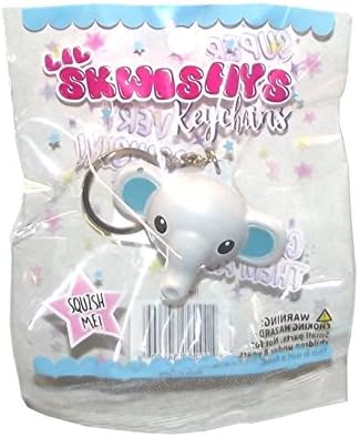 Lil Skwishys Keychains Soft Squish Stress Accessory (Elephant)