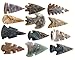 PREMIUM Arrowhead Lot, 12 pcs perfect for DIY stone wire wrapping necklace pendant by Ashkii