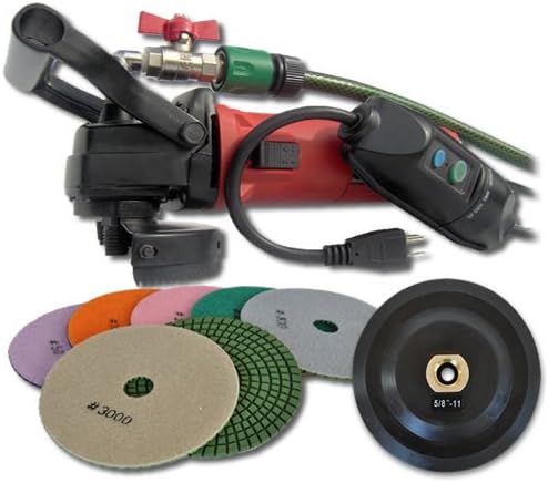 Secco Wv5grin 5 Inch Wet Polisher Kit Power Polishing Tools