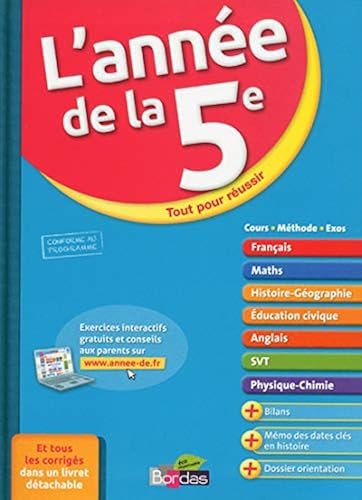 Download L'Année de la 5e - Toutes les matières PDF