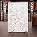 KAZIPA 25 Pack Set Laser Cut Invitation Cards, Lace Invitation Kit for Wedding Anniversary Bridal Shower Birthday with Printable Paper and Envelopes(White)