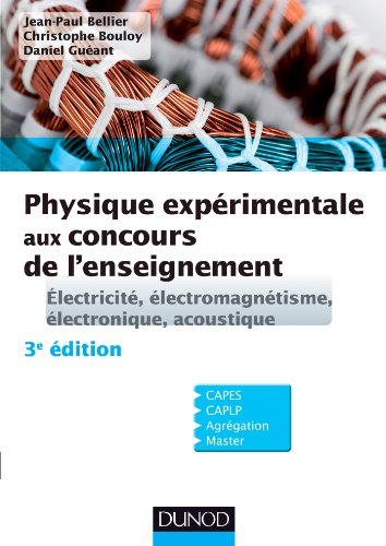 Physique expérimentale aux concours de l'enseignement