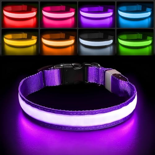PcEoTllar RGB LED Dog Collar