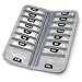 TeloTravel Travel Pill Case | 7-Day AM/PM Medication Organizer (Light Grey) primary