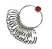 Jumbo Finger Gauge Ring Sizer w/Sizes 16-24 and Half Sizes Measuring Jewelry Tool