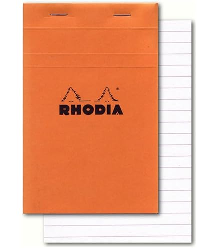Amazon.com : Rhodia Notepad, No13 A6, Lined - White : Office Products