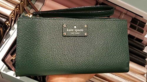 New! Kate Spade New York Layton Wellesley Leather Wristlet (WLRU1779)