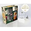 Coffret – Petits arrangements avec le rhum: Avec 2 tonneaux en verre, 1 entonnoir en inox et 4 étiquettes: 13682