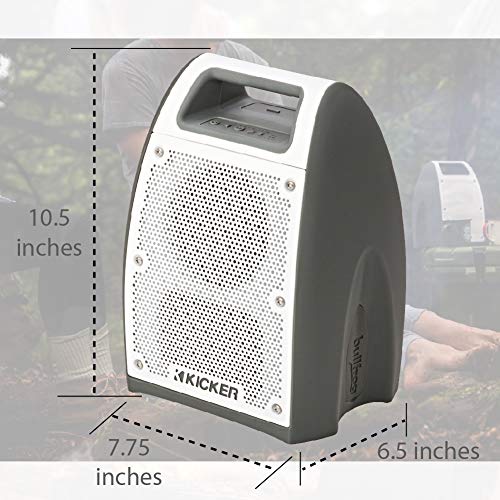 Kicker Bullfrog BF400 Bluetooth Portable Outdoor Speaker 360° Sound
