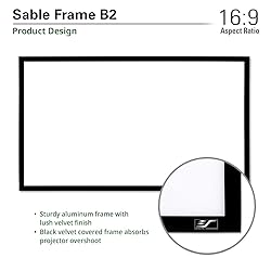 Elite Screens Sable Frame B2 Series 150-Inch Fixed