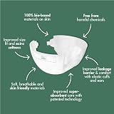 Naty Baby Nappies Newborn Size N 100 Count Plant-Based Skin Safe view 2
