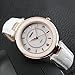 Fashion Classic Rose Gold Women's Cute Watch,Analog Quartz Water Resistant Wrist Watch with White Dial and Leather Strap