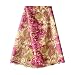 KENLACE 5 Yards/Lot African Lace Fabric Swiss Voile Lace Emboridery French Mesh Lace Fabric Material (FuchiaPink)