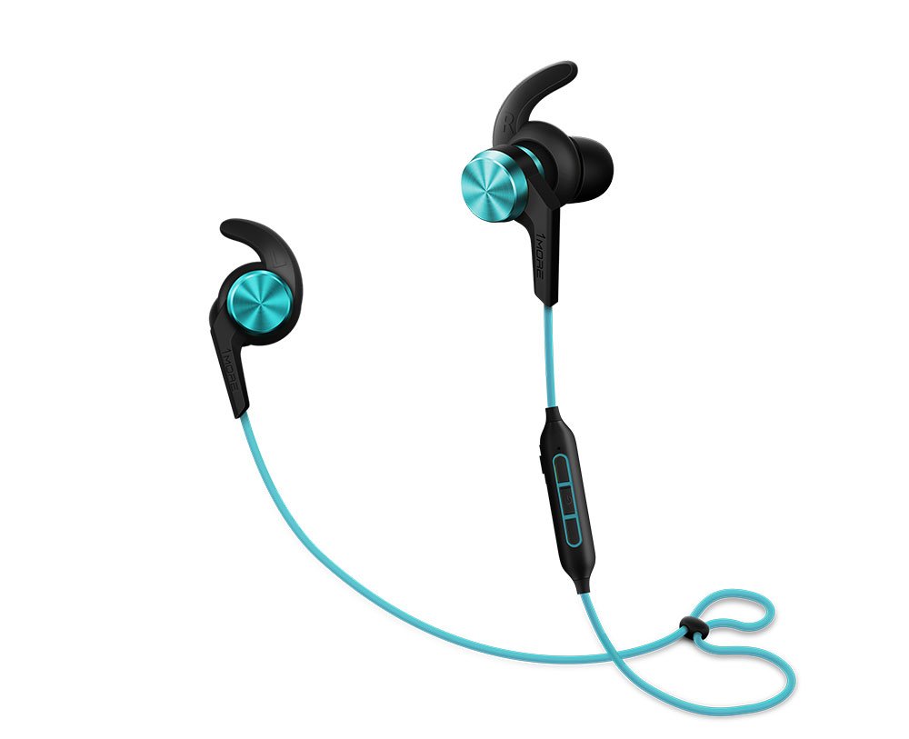 1MORE iBFree in-Ear Earphones Wireless Sport Headphones Bluetooth CSR, IPX 4 Waterproof, Secure Fit in-Line Remote Gym Running Workout - Blue
