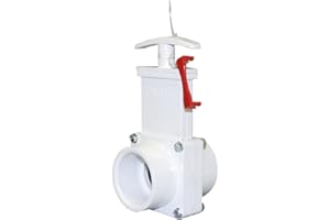 Valterra 6101X PVC Gate Valve, White, 1-1/2" Slip w/Gate Keeper