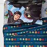 How to Train Your Dragon 3 Piece Twin Sheet Set