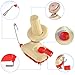 Marrywindix Bobbin Winder Yarn Winder Table Clasp, Hand Operated Manual Wool Winder Holder for Swift Yarn Fiber Ball