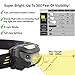 USB Rechargeable LED Headlamp Flashlight With 3 Modes Induction switch-Super Bright,Waterproof,Impact Resistant,LightWeight,Comfortable,Running,Walking,Camping, Reading, Hiking & More, Cable Included