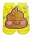 JJMax Women's Emoji Happy Poop Emoticon Poo Matching Cotton Blend Socks