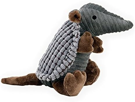 LXLP Pet Dog Toy, Squeaky Dog Toy, Plush toy Dog Chew Toy Suitable for Medium and large Dogs (Armadillo)