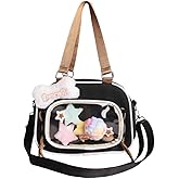 Itabag cute plush bone Crossbody Bag anime pin display star shoulder bag
