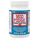 Mod Podge Waterbase Sealer, Glue and Finish for Fabric (8-Ounce), CS11218