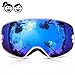 COPOZZ Ski Goggles Kids, Youth Snowboard Goggles for Boys Girls Toddler Age 2-12,OTG UV400 Helmet Compatible Skiing Equipment