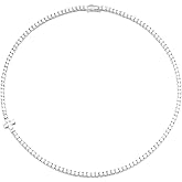 BREN Tennis Necklaces for Women - Gold Plated Cross Necklace Tennis Chain - 3.0mm AAAAA Cubic Zirconia Tennis Necklace for Women Men 16-20inch