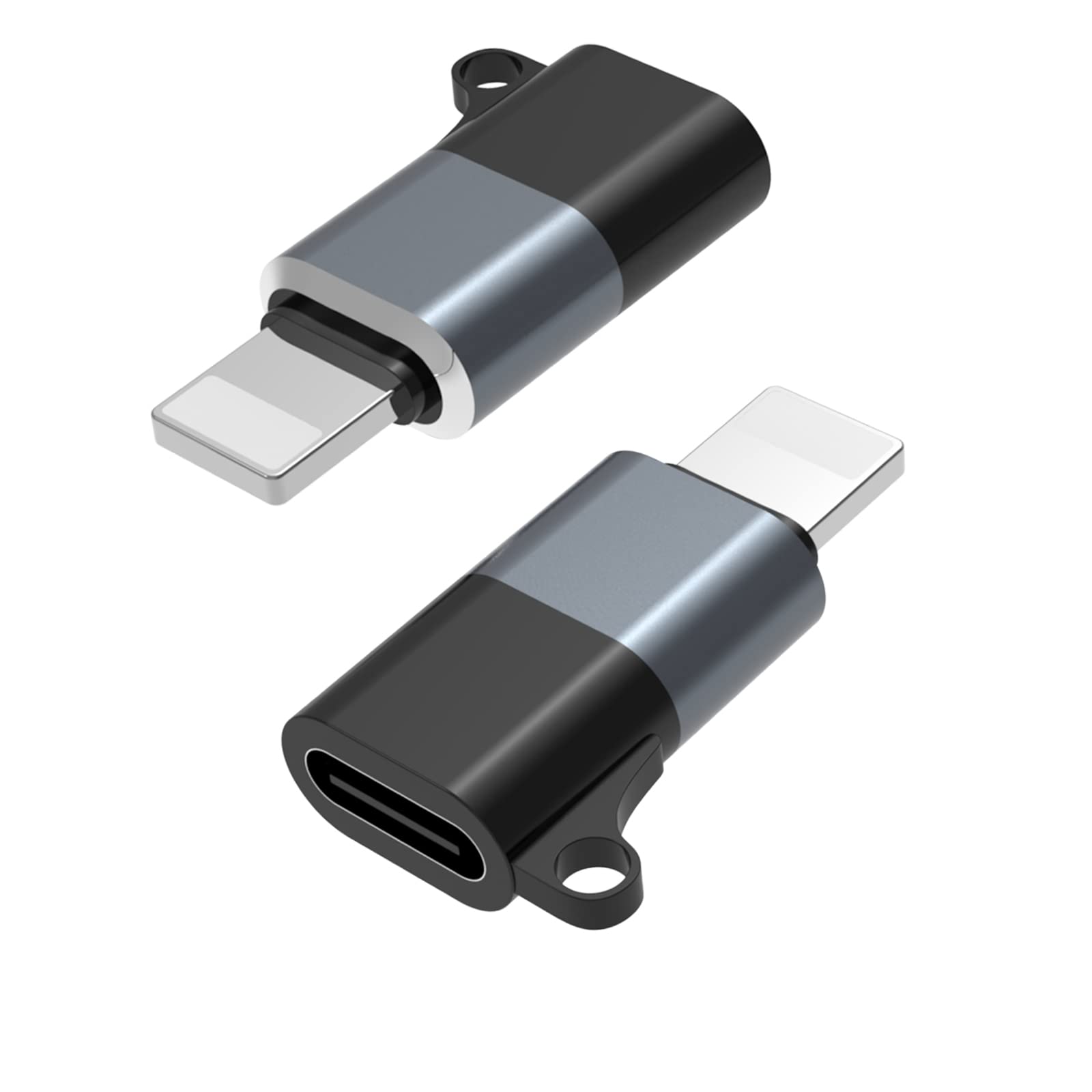 Goodaux USB C to Lightning Adapter, USB 2.0 OTG USB Adapter Support Charging Data Transmission Headset Call for iPhone, Not for SSD & HDD