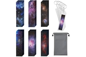 KAMAIXUN 36 Pcs Calm Strips Anxiety Sensory Stickers Kit Include 36 Sensory Strips Stickers with Storage Bag and 6 Keychain Fidget Textured Strips Toys for Desk Adults Teens Tension (Starry Sky Style)