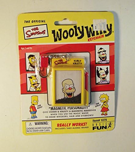 The Simpsons Krusty Wooly Willy Keychain