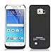 Galaxy S6 Charger Case Mini Kitty 4200mAh External Backup Power Battery Charger Case Rechargeable Backup Battery Case with Viewing Stand for Samsung Galaxy S6 (Black)