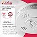 Kidde 21028499 DC Smoke and Carbon Monoxide Alarm Detector with TruSense Technology | Front Load Battery | Voice Notification | Model 2070-VDSCR, White