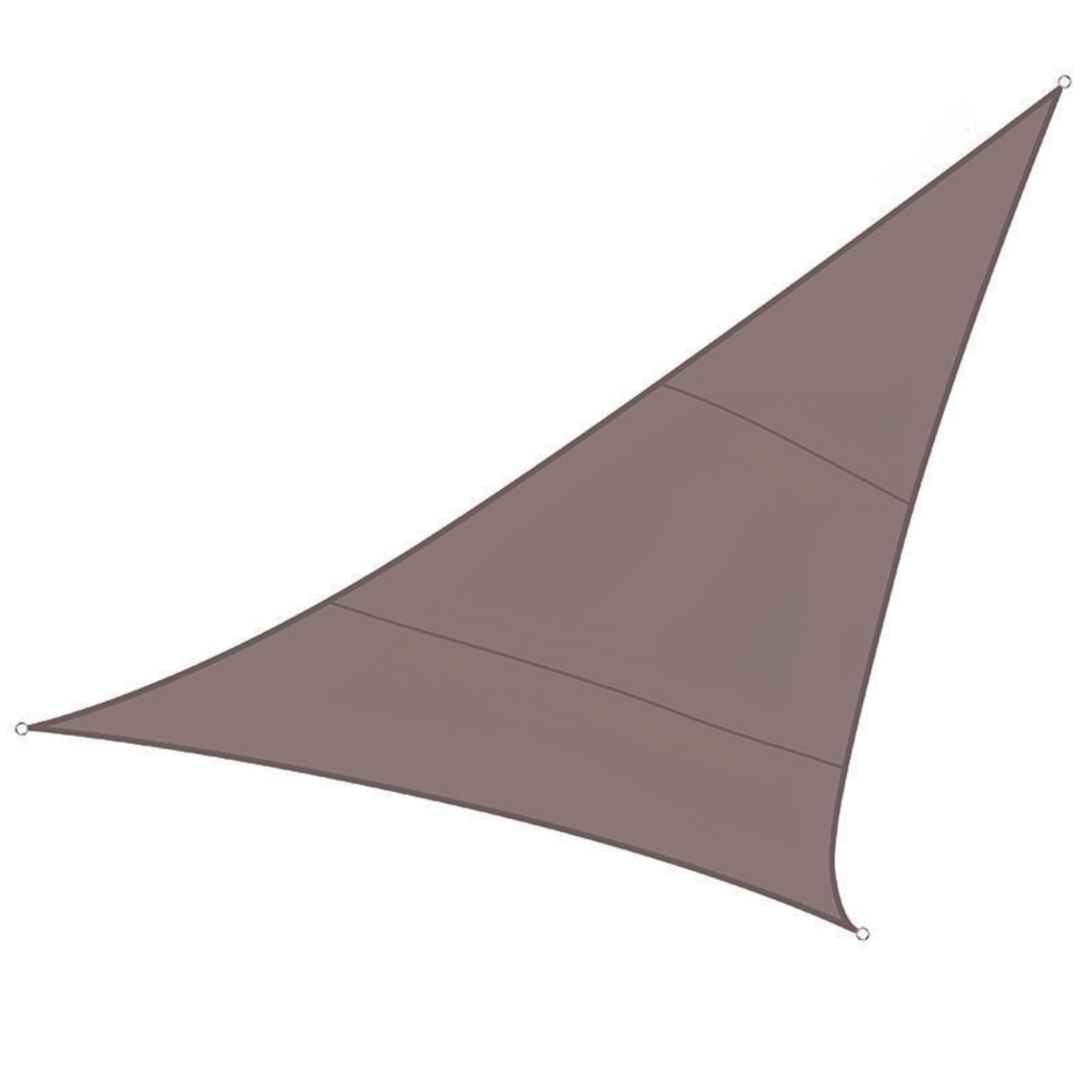 PEREL 5 x 5 x 5 m Triangle Shade Sail - Taupe
