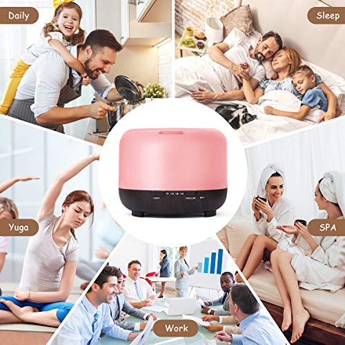 Essential Oil Diffuser, 500ml Remote Control Diffusers for Essential Oils - Image 7