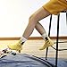 Leotruny Women's Colorful Cute Cat Crew Socks with Gift Box (5pairs-With box)