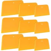 9 Pack Body Filler Spreader, Reusable Plastic Spreader for Applying Putty | Epoxy Spreaders for Auto body Glazes, Fillers,and Paint Repairs, 3 Sizes 4", 5", and 6"